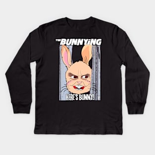 The Bunnying -  The Shining Parody Kids Long Sleeve T-Shirt